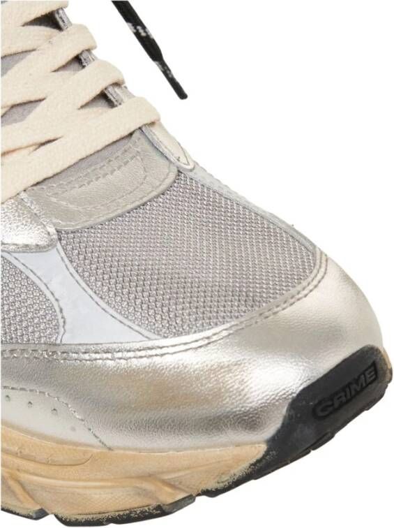 Crime London Metallic Sneakers Urban Stijl