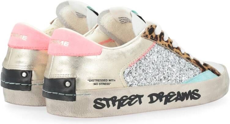 Crime London Multicolor Distressed Sneakers Multicolor Dames