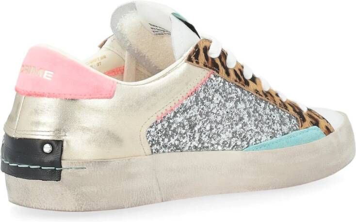 Crime London Multicolor Distressed Sneakers Multicolor Dames