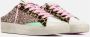 Crime London Multicolor Glitter Sneaker met Luipaard Details Multicolor Dames - Thumbnail 2