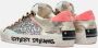 Crime London MultiColour Sneaker met Platinum Laminaat Multicolor Dames - Thumbnail 4
