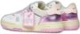 Crime London Roze Leren Sneakers met Rubberen Zool Multicolor Dames - Thumbnail 2
