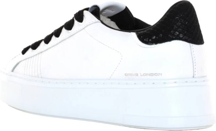 Crime London Shoes White Dames