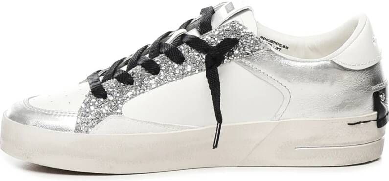 Crime London Silver Glitter Sneakers Beyond The Streets
