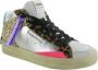 Crime London SK8 Mid Glitter Schoenen Multicolor Dames - Thumbnail 3