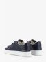 Crime London Blauwe Leren Sneaker met Witte Details Blue Heren - Thumbnail 7