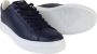 Crime London Blauwe Leren Sneaker met Witte Details Blue Heren - Thumbnail 9