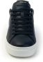 Crime London Blauwe Leren Sneaker met Witte Details Blue Heren - Thumbnail 5
