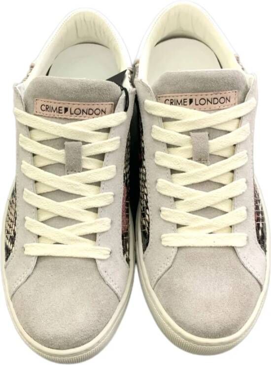 Crime London Hoogwaardige Damessneakers Grijs Dames