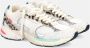 Crime London Sneakers met Luipaardprint en Turquoise Hiel Multicolor Dames - Thumbnail 4