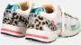 Crime London Sneakers met Luipaardprint en Turquoise Hiel Multicolor Dames - Thumbnail 6