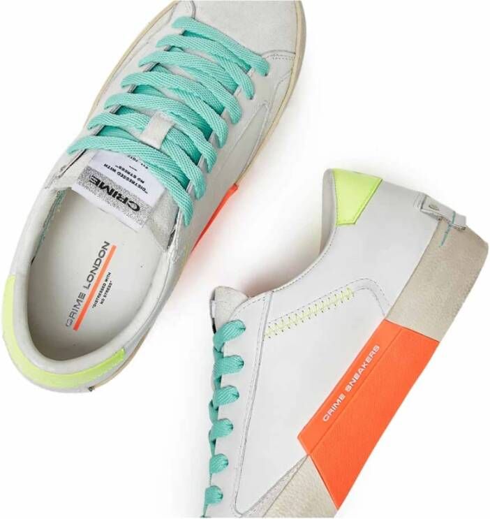 Crime London Sneakers White Dames