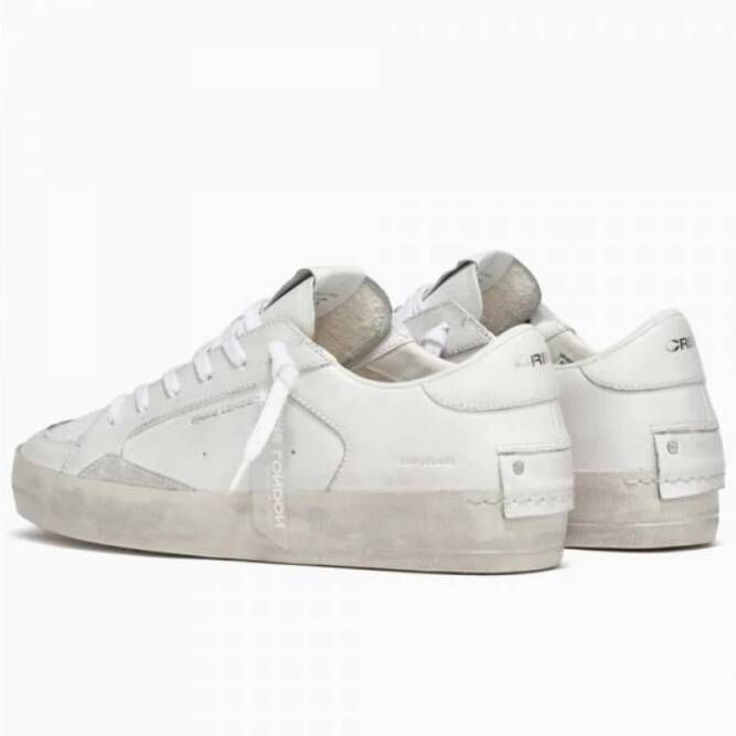 Crime London Street Style Sneakers voor Mannen White Heren