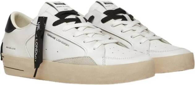 Crime London Sneakers White Heren