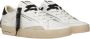 Crime London Witte leren sportieve sneakers met rubberen zool White - Thumbnail 10