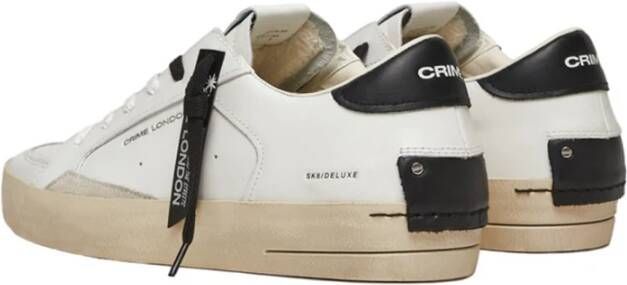 Crime London Sneakers White Heren