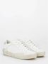 Crime London Witte Leren Sneakers met Off White Suède Details White Heren - Thumbnail 3