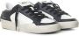 Crime London Zwarte Leren Sneakers Met Rubberen Zool Sportief Ontwerp - Thumbnail 2