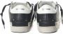 Crime London Zwarte Leren Sneakers Met Rubberen Zool Sportief Ontwerp - Thumbnail 3