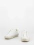 Crime London Witte Leren Sneakers met Off White Suède Details White Heren - Thumbnail 6