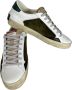 Crime London Verweerde Heren Sneaker Wit Bruin White Heren - Thumbnail 4