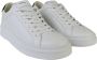 Crime London Witte Leren Sneakers met Ronde Neus en Logo Patch White Heren - Thumbnail 9