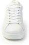 Crime London Witte Leren Sneakers met Ronde Neus en Logo Patch White Heren - Thumbnail 4