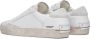 Crime London Distressed Witte Leren Sneakers White - Thumbnail 7