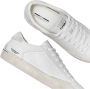Crime London Witte Leren Sneakers met Off White Suède Details White Heren - Thumbnail 9