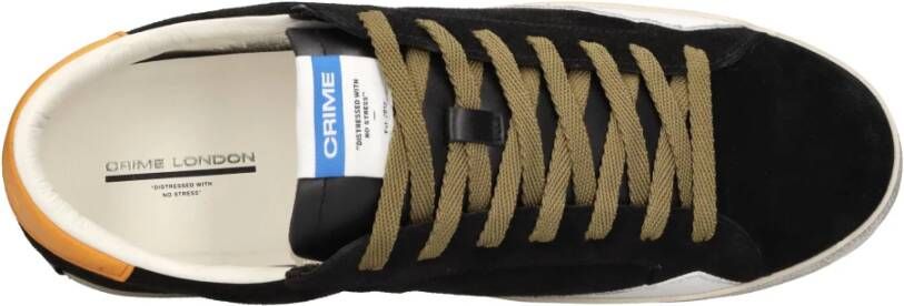 Crime London Sneakers Zwart