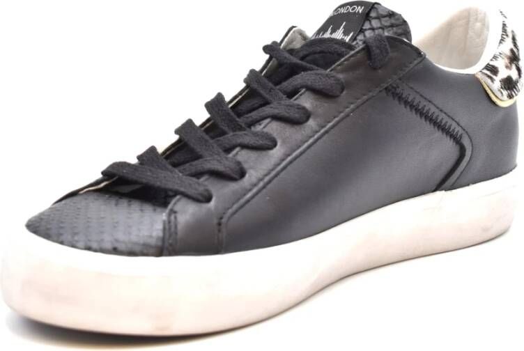 Crime London Stijlvolle sneakers voor modieuze vrouwen Zwart Dames