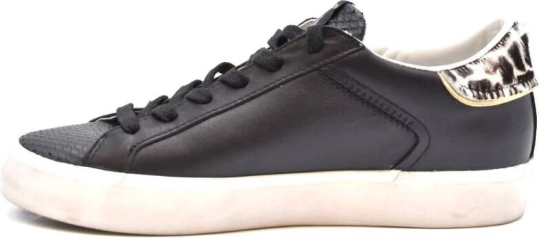 Crime London Stijlvolle sneakers voor modieuze vrouwen Zwart Dames