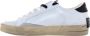 Crime London Witte leren sportieve sneakers met rubberen zool White - Thumbnail 24