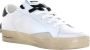 Crime London Witte leren sportieve sneakers met rubberen zool White - Thumbnail 25