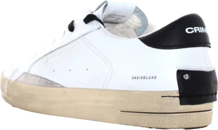 Crime London Stijlvolle lage sneakers White Heren