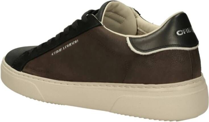 Crime London Stijlvolle Sneakers voor dagelijks gebruik Brown Heren