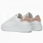 Crime London Lage leren sneakers met uitneembare binnenzool White Dames - Thumbnail 8