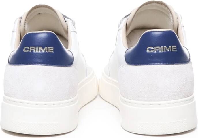Crime London Stijlvolle Sneakers voor Stads Mode White Heren
