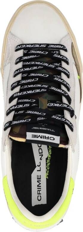 Crime London Vintage Distressed Deconstructed Sneakers
