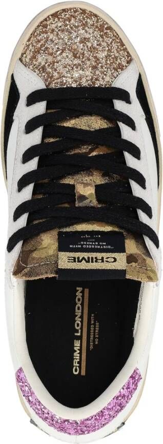 Crime London Vintage Distressed Sneakers