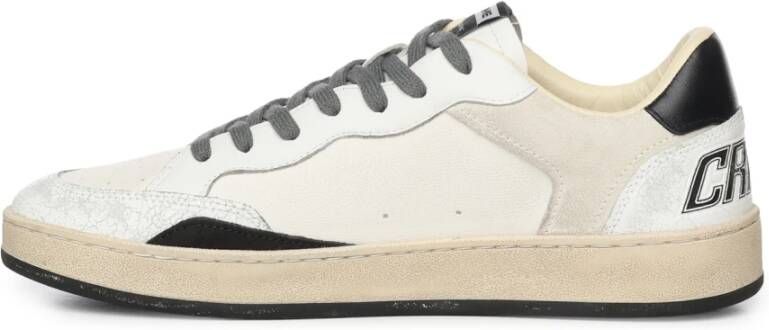 Crime London Vintage Suede Sneakers Carbon Crack