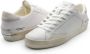 Crime London Wit Leren Distressed Sneakers White Heren - Thumbnail 6