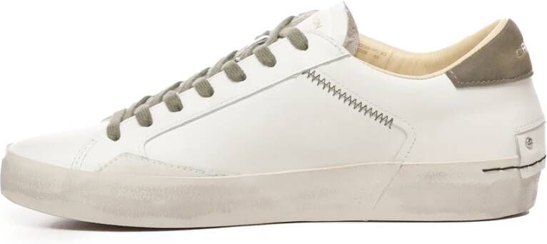 Crime London Witte Distressed Sneakers