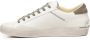 Crime London Witte Sneaker met Olijfgroene Details White Heren - Thumbnail 8