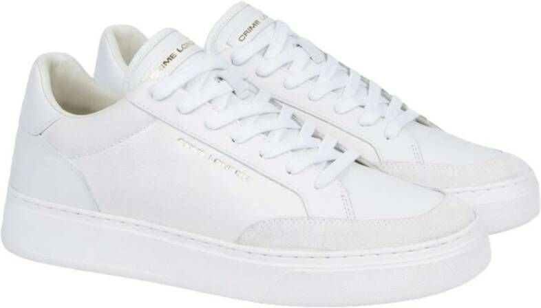 Crime London Witte Eclipse Sneakers White Heren
