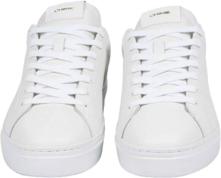 Crime London Witte Extralight Sneakers met Gouden Branding White Heren