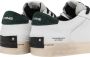 Crime London Witte leren en suède sneakers - Thumbnail 2