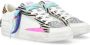 Crime London Witte leren Jungle Fever sneakers Multicolor Dames - Thumbnail 2