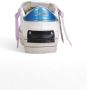 Crime London Witte Leren Sneaker met Stoffen Detail White Dames - Thumbnail 4