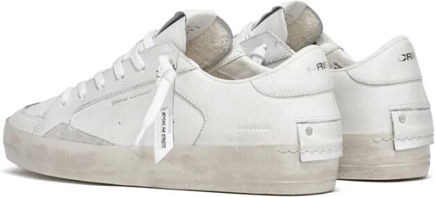Crime London Witte Leren Sneakers Beyond The Streets